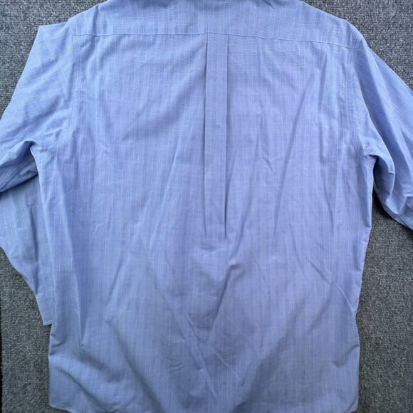 Brooks Brothers Long Sleeve Button Up Shirt Mens 16.5 32/33 Blue Check Cotton - Picture 11 of 11